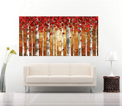 Quadro Pintura Tela Abstrato Moderno 2408
