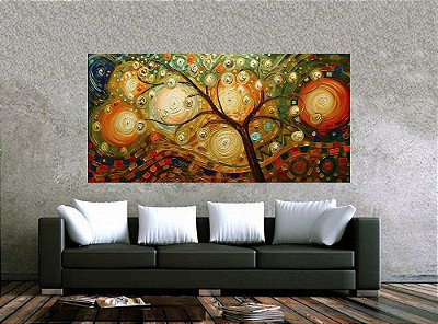 Quadro Pintura Tela Abstrato Moderno 2453
