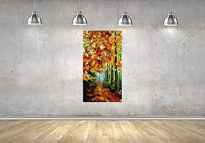 Quadro Pintura Tela Cidade Paisagem Urbana 4319