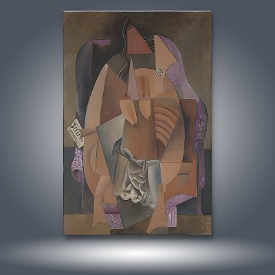 Quadro Decorativo Artistas Famosos Cubismo Mulher Abstrata Pablo Picasso 6512