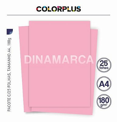 25 fls. Color Plus Dinamarca 180g/m2 - A4