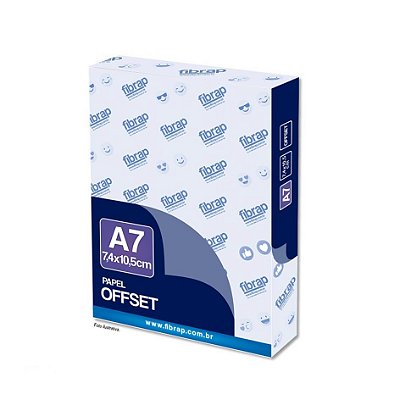Papel Offset A7 (7,4x10,5cm),