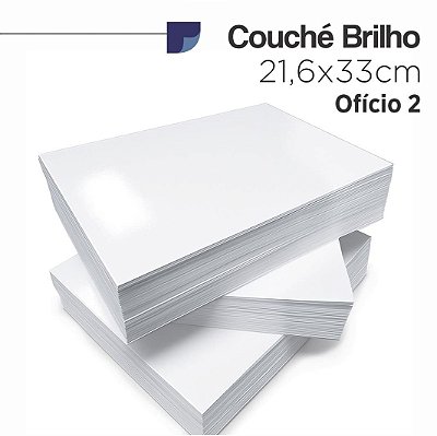 Couché Brilho Oficio 2 (21,6x33cm),
