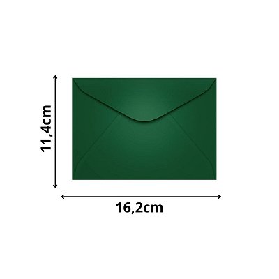 ENVELOPE SCRITY 114X162 CARTA VERDE ESCURO 80 g/m2