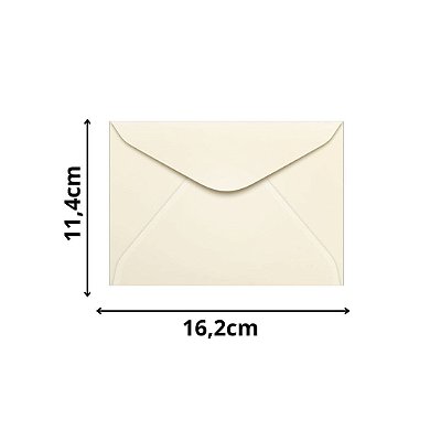 ENVELOPE SCRITY 114X162 CARTA CREME 80 g/m2,