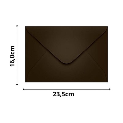 ENVELOPE SCRITY 160X235 CONVITE CAFE 80 g/m2