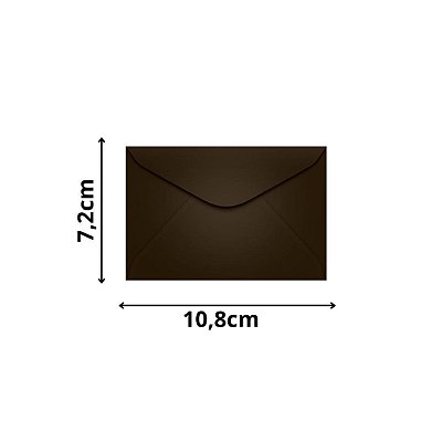 ENVELOPE SCRITY 072X108 VISITA CAFE 80 g/m2