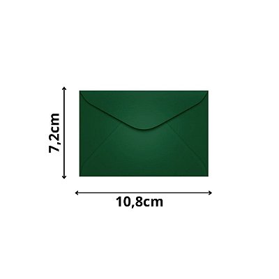 ENVELOPE SCRITY 072X108 VISITA VERDE ESCURO 80 g/m2