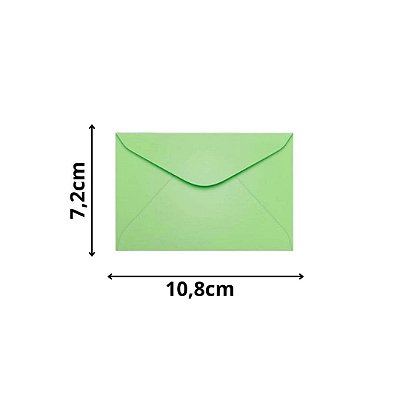ENVELOPE SCRITY 072X108 VISITA VERDE CLARO 80 g/m2