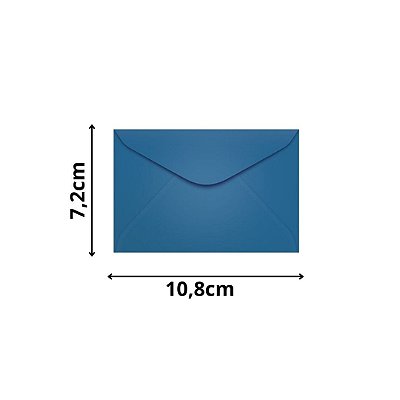 ENVELOPE SCRITY 072X108 VISITA AZUL ROYAL 80 g/m2