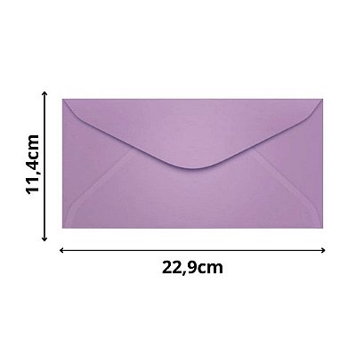 ENVELOPE SCRITY 114X229 OFICIO ROXO 80 g/m2