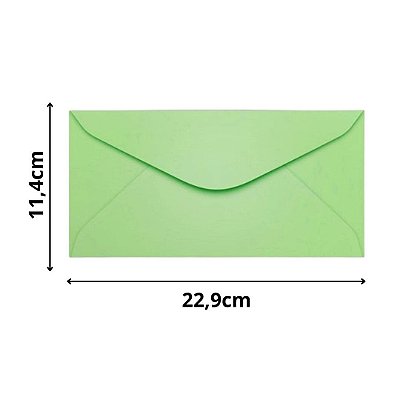 ENVELOPE SCRITY 114X229 OFICIO VERDE CLARO 80 g/m2