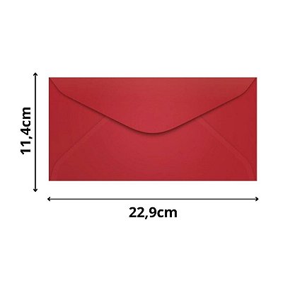 ENVELOPE SCRITY 114X229 OFICIO VINHO 80 g/m2