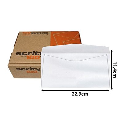 ENVELOPE SCRITY CARTEIRA 114X229 OFICIO 75G C/100