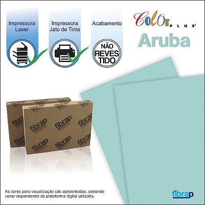 Color Plus Aruba,  pacote 100fls.
