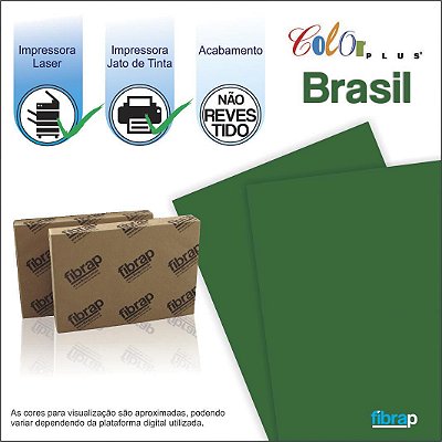 Color Plus Brasil,  pacote 100fls.