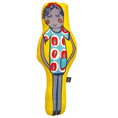 Bonecöta LAURA . estampa MAMÃO . 3 . OTA .