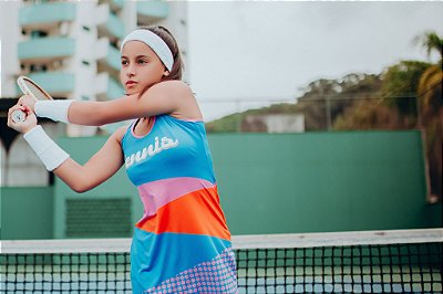 vestido  de TENNIS | nadador | .  estampa TENNIS BLUE . OTA .