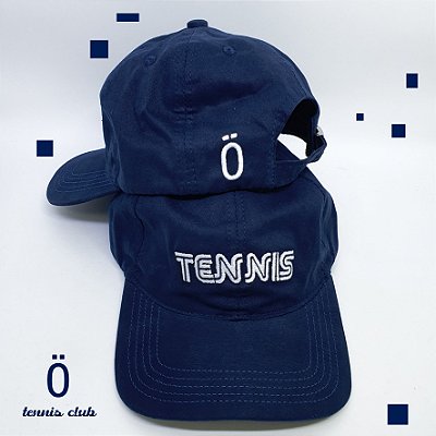 BONÉ  CASUAL_ DAD HAT_TENNIS_ BORDADO_ ESTAMPA_ BLUE TENNIS