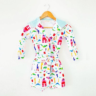ROUPÃO INFANTIL • OS BICHOS_WHT • ÖTA • PARA FILHOTES