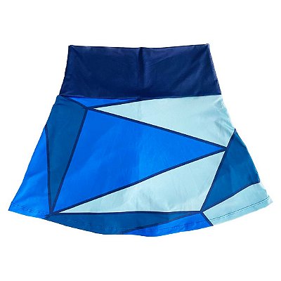saia de TENNIS |RADU| .  estampa CIANITA AZUL . ÖTA TENNIS CLUB