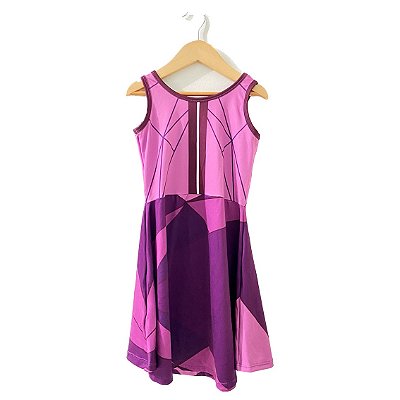 vestido  de TENNIS INFANTIL | SERENA | .  estampa AMETISTA . OTA .