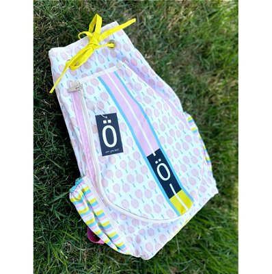 raqueteira mochila de cordinha para tennis e beach tennis ÖTA _ PARADISE