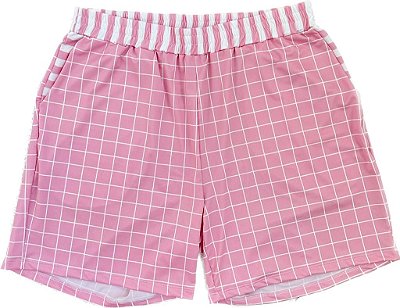 bermuda de TENNIS E BEACH TENNIS: modelo |FEDERER| . SQUARE rosa