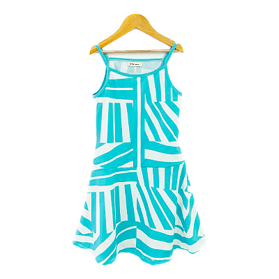 vestido  de TENNIS E BEACH TENNIS | SERENA| .  estampa RAIO DE LUZ BLUE  . OTA TENNIS CLUB