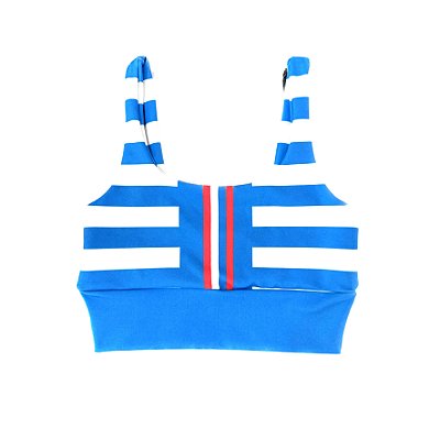 top de TENNIS |SAKKARI . estampa TIÊ-SANGUE GEOMÉTRICO BLUE . ÖTA TENNIS CLUB