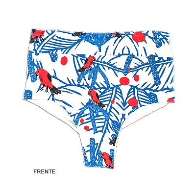 HOT PANT PARA BEACH TENISTA/SURF .  estampa TIÊ SANGUE - AZUL . ÖTA TENNIS CLUB