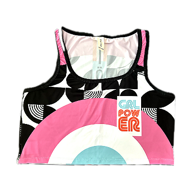 CROPPED MODELO SABALENKA _ PRETO E BRANCO . ÖTA TENNIS CLUB
