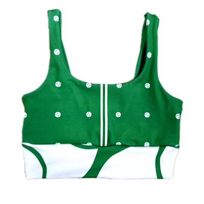 top de TENNIS |SAKKARI . estampa PARADISE GREEN . ÖTA TENNIS CLUB