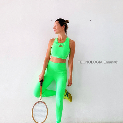 LEGGING EMANA® ONS - VERDE CÍTRICO . ÖTA TENNIS CLUB