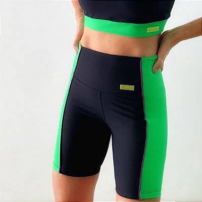 SHORT EMANA® Maria esther . 3 CORES PRETO. ÖTA TENNIS CLUB