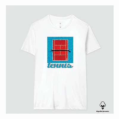 CAMISETA ALGODÃO . estampa tennis repeat...3_ öta. OTA CAMISETAS .