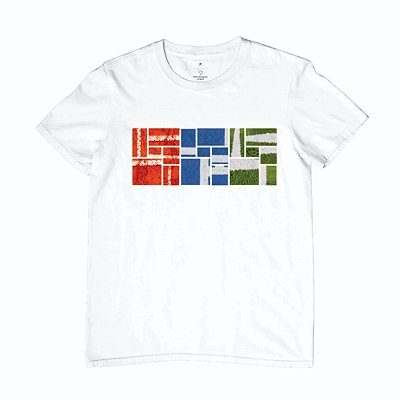 CAMISETA ALGODÃO . estampa FRAME TENNIS COURT Ö. OTA CAMISETAS .