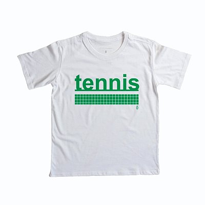 CAMISETA ALGODÃO . estampa tennis GRID_quartzo verde Ö. OTA CAMISETAS .