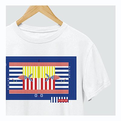 CAMISETA ALGODÃO . estampa NEXT POINT. OTA CAMISETAS .