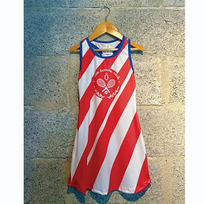 vestido de TENNIS e B.T | nadador RAIO DE LUZ RED . ÖTA TENNIS CLUB