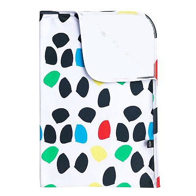 mantinha para bebê . estampa sementinhas da alegria . OTA .