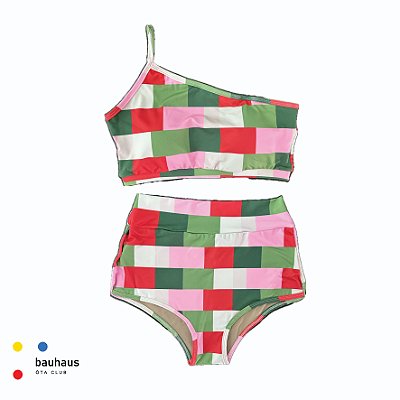 CONJUNTO BEACH TENISTA/SURF COM TOP PIGOSSI . estampa TECELAGEM_PK03_BAUHAUS_ . ÖTA CLUB .
