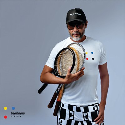 CAMISETA MASCULINA SINNER - DRY SPORT UV . BALL -BAUHAUS  . ÖTA TENNIS CLUB