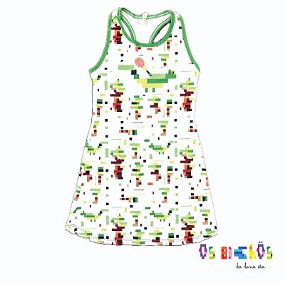 vestido de TENNIS e B.T | nadador OSAKA . VERDUCO _OS BICHOS DA DONA ÖTA . ÖTA TENNIS CLUB