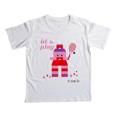 CAMISETA INFANTIL ALGODÃO . LETS PLAY COM A TICA_ OS BICHÖS DA DONA ÖTA - öta camisetas