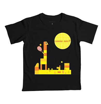 CAMISETA INFANTIL ALGODÃO . COME ON NECKA _ OS BICHÖS DA DONA ÖTA - öta camisetas