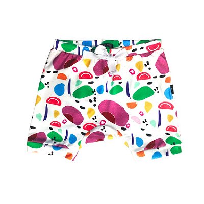 Bermuda para bebê . estampa SOPINHA DA VOVÓ . OTA .