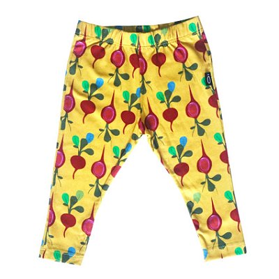 CALÇA LEGGING infantil . estampa BETERRABA DOCE . OTA .