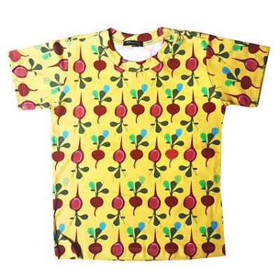 CAMISETA infantil . estampa BETERRABA DOCE . OTA .