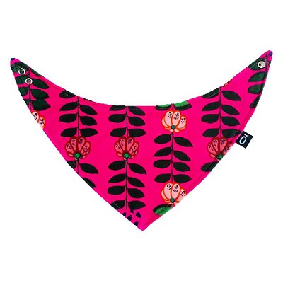 babador  para bebê . estampa PITANGAS_PINK . ÖTA .